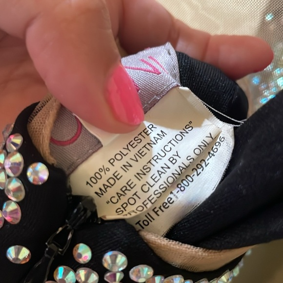 Womens Jovani Cocktail Dress Black Open Back - Picture 6 of 15